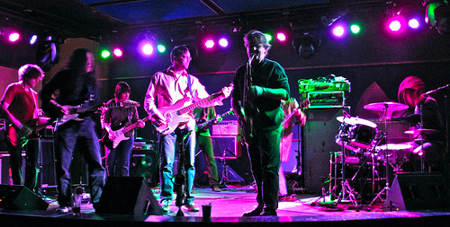 Wharton Tiers Ensemble at The Knitting Factory, January 31, 2010. Photo by Mark Richards.