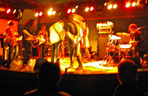 Wharton Tiers Ensemble at The Knitting Factory, January 31, 2010. Photo by Mark Richards.